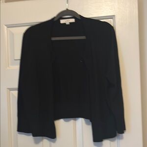 LOFT Black Cardigan Sweater